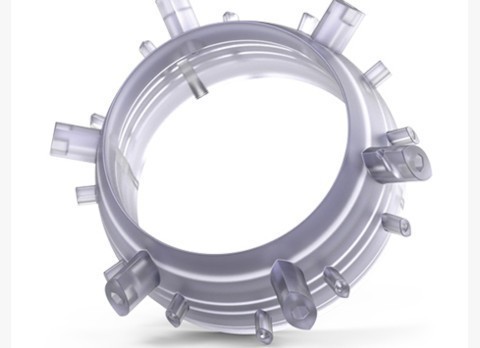 Foto de objeto impresso em TPU